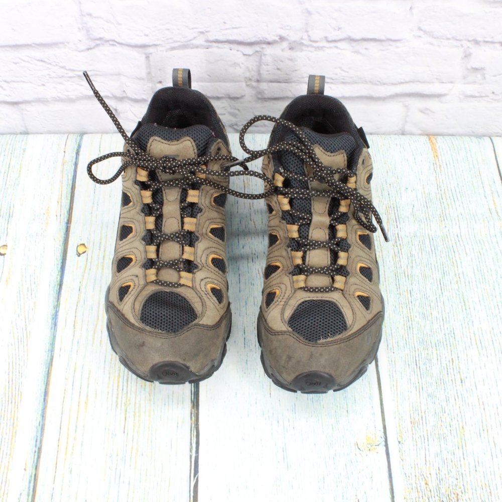 Oboz Sawtooth II Brown Leather Waterproof Lace Up Hiking Shoes Size 8.5 - Picture 5 of 9